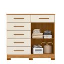 Ver imagem 3 de Cômoda 2 Portas 6 Gavetas New Xangai Albatroz Móveis