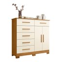 Ver imagem 2 de Cômoda 2 Portas 6 Gavetas New Xangai Albatroz Móveis