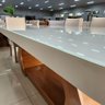 Mesa MDF/Vidro 220x110 Lottus Bom Pastor - 3
