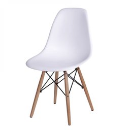 Kit 2 Cadeiras Base Madeira DKR Eames  - 4