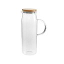 Ver imagem 6 de Kit para Servir com 01 Jarra de Vidro 1,15 L + 01 Porta Frios + 01 Boleira em Bambu ou