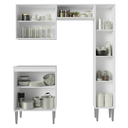 Ver imagem 6 de Armário de Cozinha Compacta 156cm Emilly Madesa Branco 02
