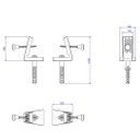 Ver imagem 4 de Parafuso Fixação Lateral Bacia Luxo/médio Cromado Deca