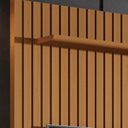 Ver imagem 5 de Rack Painel Home Suspenso Colorado 1,40 para Tvs até 55 Polegadas com Porta Arbo Cedro com Off