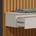 Ver imagem 4 de Rack Painel Home Suspenso Colorado 1,40 para Tvs até 55 Polegadas com Porta Arbo Cedro com Off