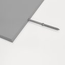 Ver imagem 4 de Kit 2 Prateleiras Porta Quadros 100 X 15cm Cinza Claro Suporte Invisível