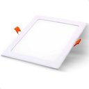 Ver imagem 3 de Plafon Painel Led Quadrado Recuado Embutir 17x17cm 15w 7000k Lorben