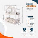 Ver imagem 3 de Treliche Casinha Dos Sonhos com Varanda Madeira Maciça Branco Megamobilia