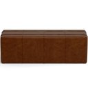 Ver imagem 2 de Puff Decorativo Living Sala de Estar 195 Cm Roma W01 Couríssimo Marrom - lyam