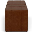 Ver imagem 7 de Puff Decorativo Living Sala de Estar 195 Cm Roma W01 Couríssimo Marrom - lyam