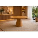 Ver imagem 2 de Mesa de Jantar Redonda Laminada 110x110 Base Cone Imperial