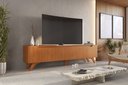 Ver imagem 6 de Conjunto Painel + Rack Atenas 220 cm Naturalle Mavaular