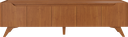 Ver imagem 4 de Conjunto Painel + Rack Atenas 220 cm Naturalle Mavaular