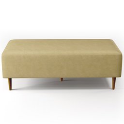 Puff Decorativo Sala de Estar Bali W01 Pés Palito 120x50cm Couríssimo Casco Fendi - Lyam Decor - 7