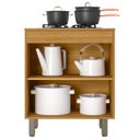 Ver imagem 5 de Balcão de Cozinha Cooktop 70cm Emily Freijó/off Acetinado Z44 - Mpozenato