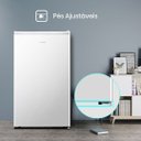 Ver imagem 2 de Frigobar Hisense 115 Litros Porta Reversível Branco 1 Porta Rr157nw2a 220v