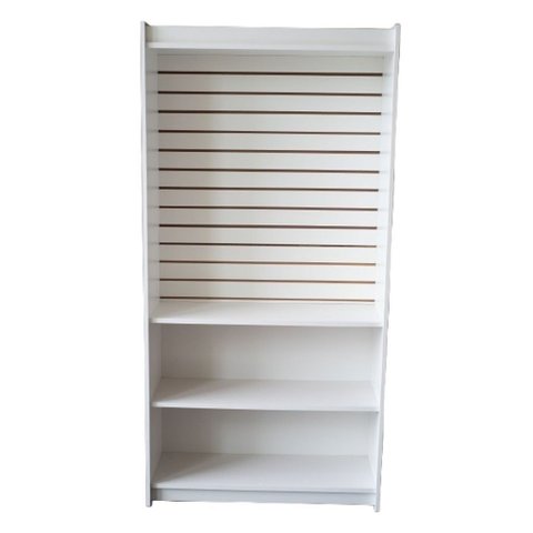 Estante Canaletada 100% Mdf Branco - Suprema Móveis