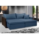 Ver imagem 2 de Sofá sem Caixa Retrátil Reclinável Mônaco 2,40m Estilo Estofados - França Linhosoft Cor "azul"