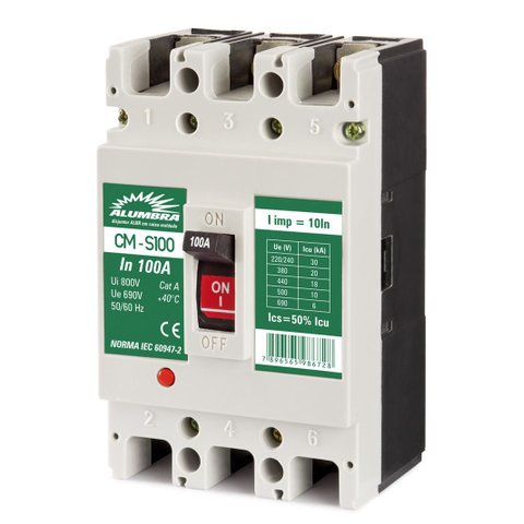 DISJUNTOR EM CX MOLDADA MOD.CM S225 125A