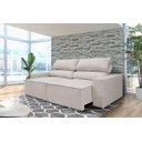 Ver imagem 1 de Sofá Reclinável Retrátil Clean 1,50m:bege2