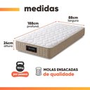 Ver imagem 4 de Cama Box Colchão Solteiro Molas Ensacadas Splendido Munhoz