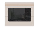 Ver imagem 2 de Painel Grande 180 cm Com Prateleira Até 65 Polegadas Off White Freijó Jammie Shop JM