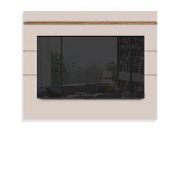 Painel Grande 180 cm Com Prateleira Até 65 Polegadas Off White Freijó Jammie Shop JM - 2