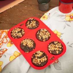 FORMA PARA 6 CUPCAKES DE SILICONE - MOZCADA - 5