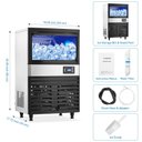 Ver imagem 6 de Takywep Máquina de Gelo Comercial 150lbs/24h com Reservatório 30lbs