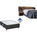 Ver imagem 1 de Cama Box Casal Conjugada Molas Union Ortobom + Cabeceira Plus Demolição