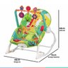 Cadeira de Balanço Com Móbile Infantil Descanso Do Bebê De 0 à 18 Kg Nina Colorida Galzerano - 6