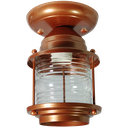 Ver imagem 1 de Luminária Plafon Lampião Colonial de Teto Cobre Vintage