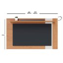 Ver imagem 3 de Painel Extensivo para Tv até 70 Pol 160/180x108cm Leme Freijó Off White Matte