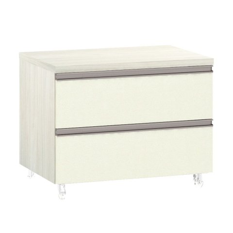 Mesa de Cabeceira Luciane 2 Gavetas Prime Plus 60 Cm