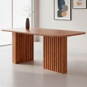 Ver imagem 2 de Mesa de Jantar 6 Lugares Tampo Mdf 180x90 Cm 20582 Cinamomo Molci