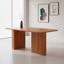 Ver imagem 3 de Mesa de Jantar 6 Lugares Tampo Mdf 180x90 Cm 20582 Cinamomo Molci