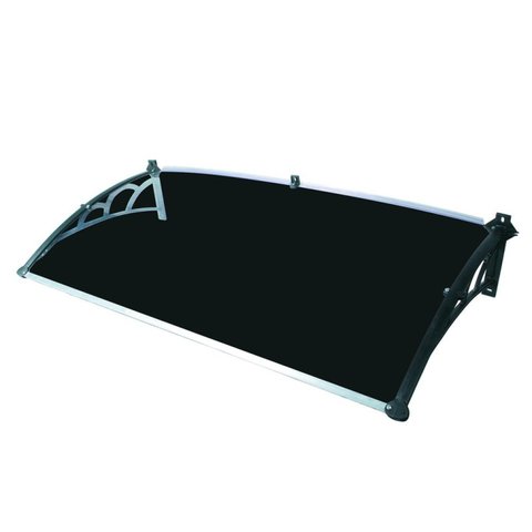 Toldo Versátil 80x60cm Braço Preto com Chapa Preto Grifit