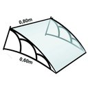 Ver imagem 3 de Toldo Versátil 80x60cm Braço Preto com Chapa Preto Grifit