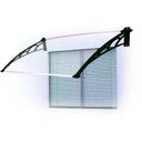 Ver imagem 1 de Toldo Versátil 80x60cm Braço Preto com Chapa Cristal