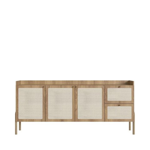 Buffet Ander 183 Cm - Mel C/ Palhinha