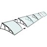 Toldo Versátil 80x60cm Braço Branco com Chapa Cristal - 4