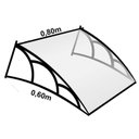 Ver imagem 3 de Toldo Versátil 80x60cm Braço Branco com Chapa Cristal Grifit