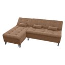 Ver imagem 4 de Sofá Cama Chaise Versátil 3 Lugares Boucle:boucle Marrom