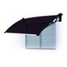 Toldo Versátil 120x60cm Braço Preto com Chapa Preta - 2