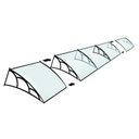 Ver imagem 4 de Toldo Versátil 120x60cm Braço Preto com Chapa Cristal