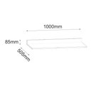 Ver imagem 2 de Tampo para Balcão de 100cm Branco Maderatto Móveis