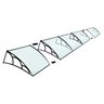 Toldo Versátil 120x60cm Braço Branco com Chapa Cristal - 4