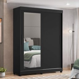 Conjunto Quarto com Guarda-Roupa 2 Portas de Correr e Cabeceira Prius Espresso Móveis - 5