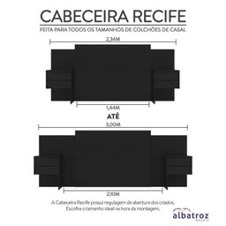 Conjunto Quarto com Guarda-Roupa 2 Portas de Correr e Cabeceira Prius Espresso Móveis - 4