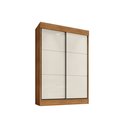 Ver imagem 1 de Guarda Roupa Casal 2 Portas Correr 4 Gvt Chicago Cedro/areia